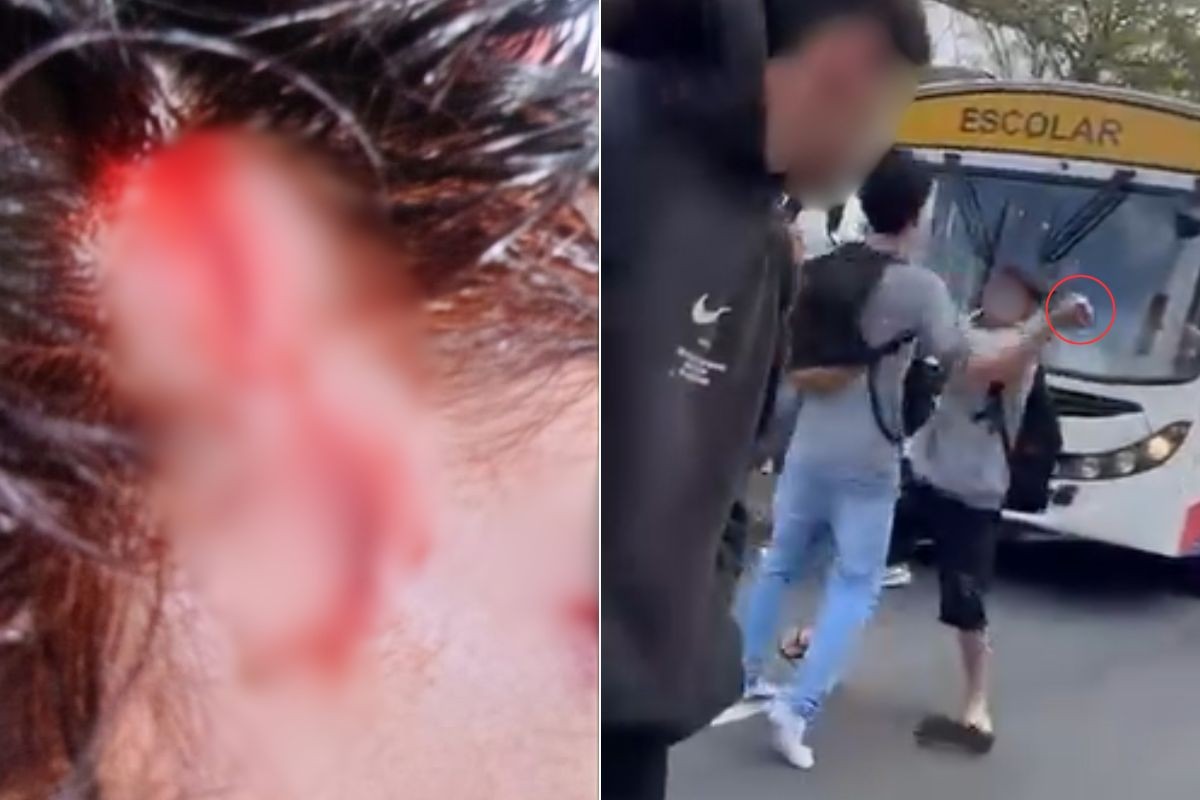 Aluno de 17 anos agride adolescente com soco-inglês em frente a escola estadual de SP; VÍDEO