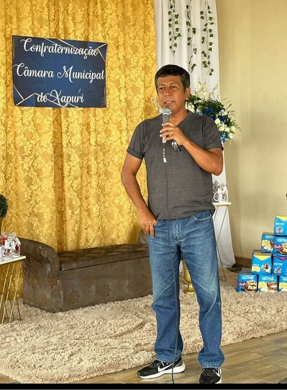 Vereador Eriberto Mota é investigado por bater na amante em Xapuri — Foto: Arquivo pessoal
