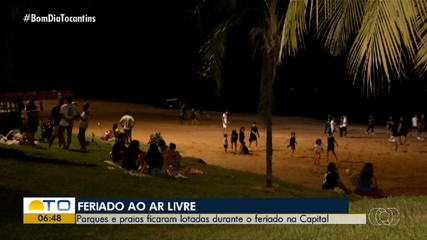 Feriado de São José deixa parques e praias movimentados em Palmas
