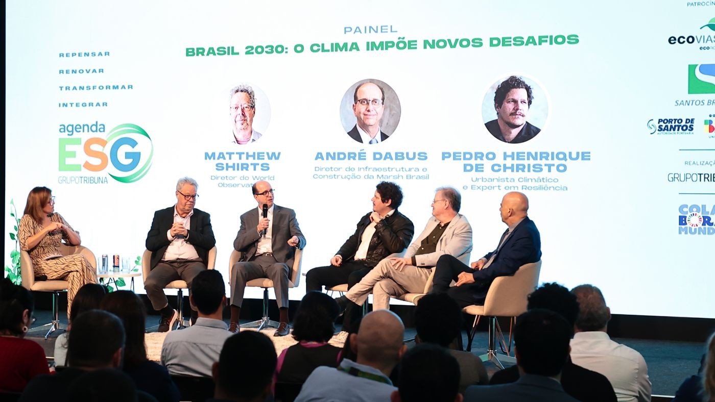Especialistas debatem adaptação climática e soluções urbanas no Agenda ESG 2025