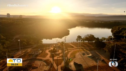 Drone do BDT sobrevoa Parque Cesamar e mostra nascer do sol