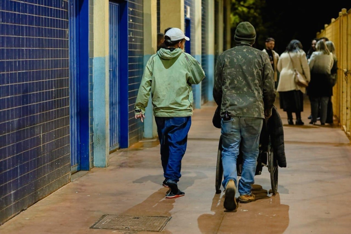 Frente fria reativa Apoio no Parque Ayrton Senna para atender pessoas em situação de rua