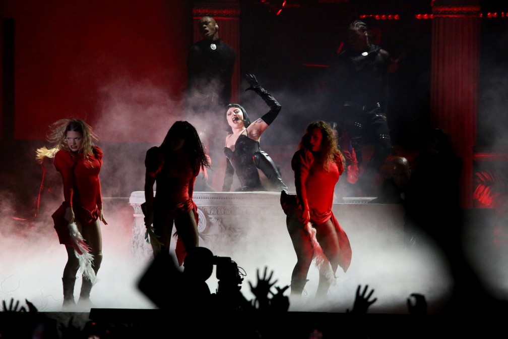 Lady Gaga faz show histórico na Praia de Copacabana, no Rio de Janeiro — Foto: Dilson Silva/AgNews