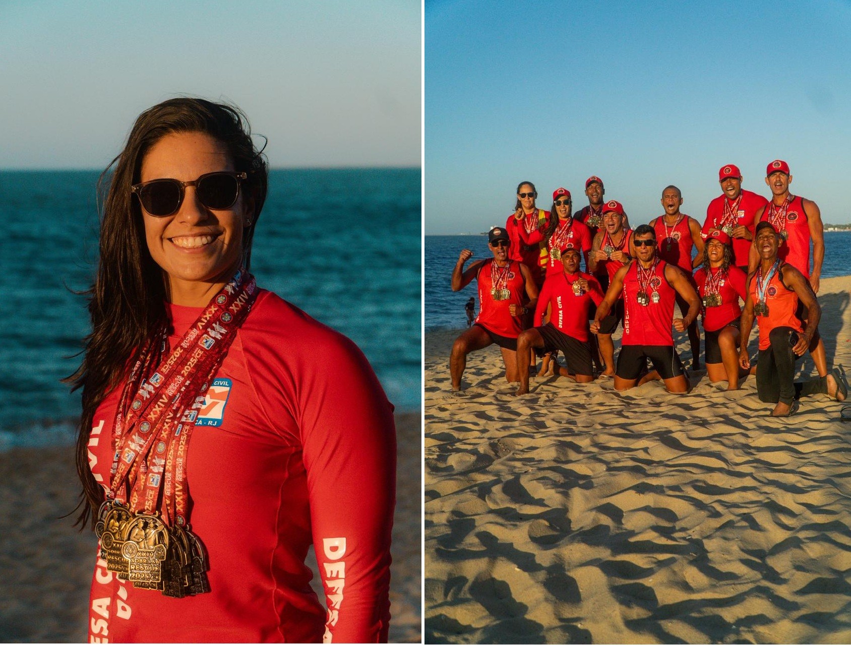 Agentes da Defesa Civil de Maricá conquistam 55 medalhas em Brasileiro de Salvamento Aquático 