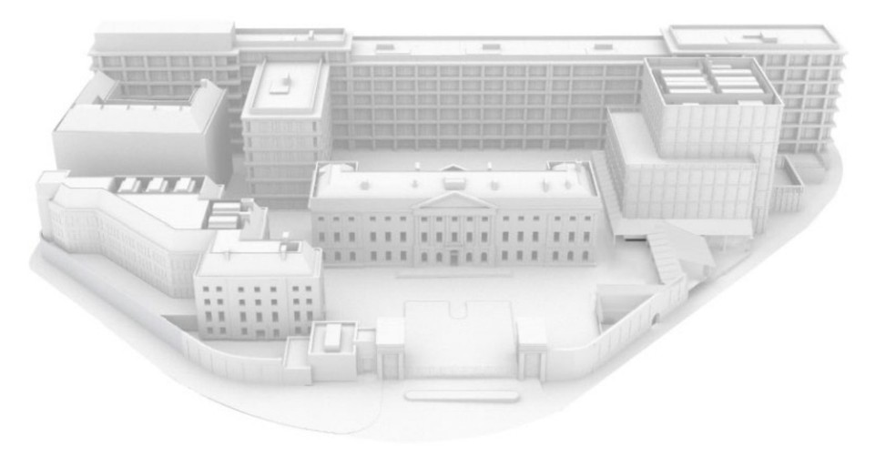 Projeto da futura embaixada da China em Londres, no antigo Royal Mint Court — Foto: Governo do Reino Unido