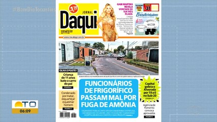 Caso de vazamento de amônia em frigorífico é destaque no Jornal Daqui