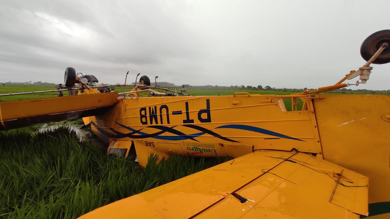 Piloto morre após queda de avião em MS