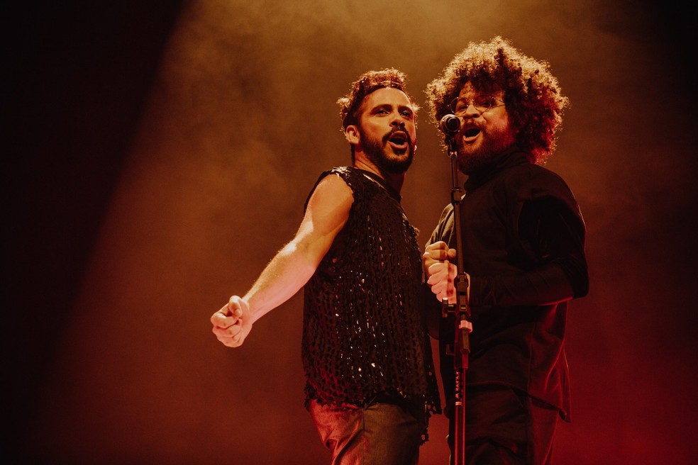 Almério e Martins se apresentam juntos em Natal — Foto: Ashlley Melo/Divulgação