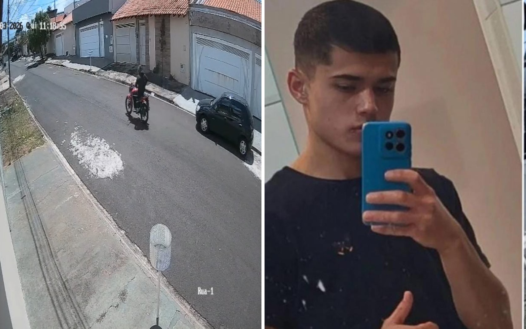Morre jovem baleado por motociclista dentro da garagem de casa em Franca, SP