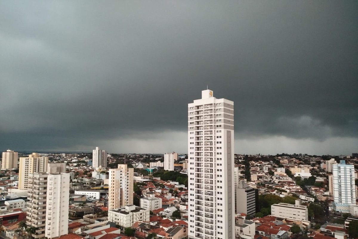 Clima no interior de SP tem alerta para temporais e ventos de 75 km/h​‌​