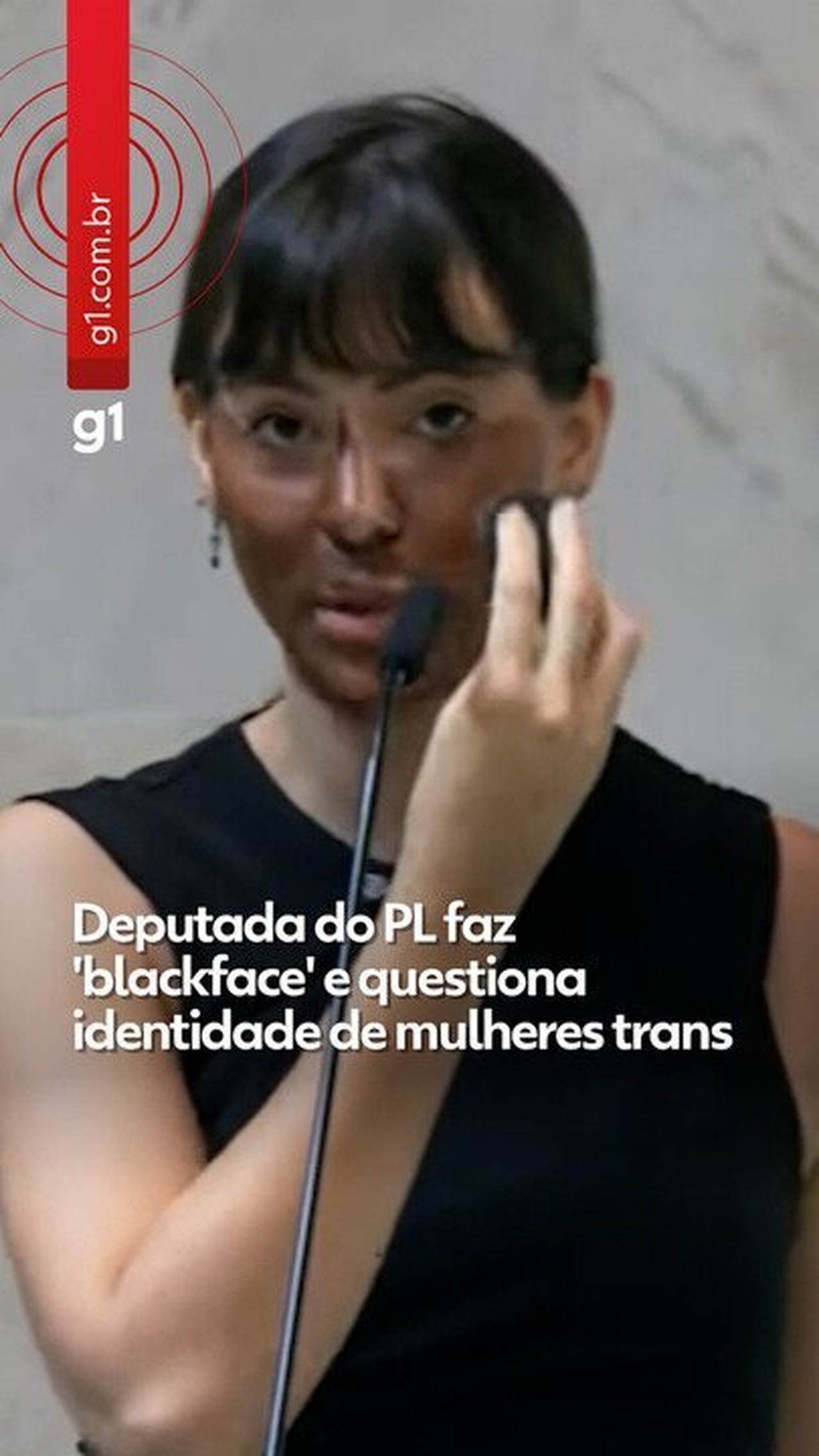 MP abre inquérito contra deputada Fabiana Bolsonaro, que fez ' blackface' na Alesp, por suspeita de racismo, transfobia e misoginia