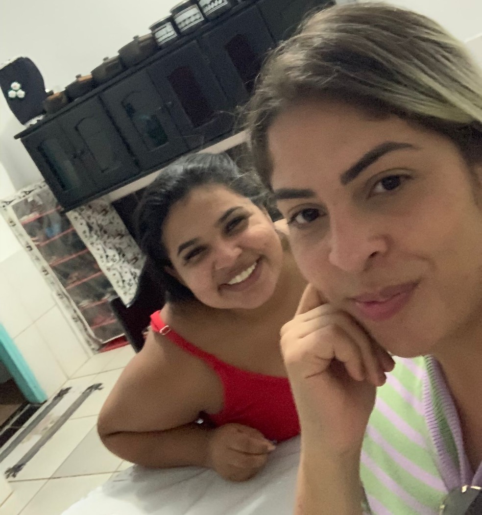 Renata Lopes passou o sábado (24) com Adriana em Brasiléia — Foto: Arquivo pessoal