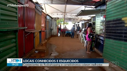 Comerciantes de camelódromo e Rodoshopping de Palmas pedem melhorias nas estruturas