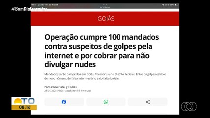 Veja o que é destaque no portal g1 Tocantins