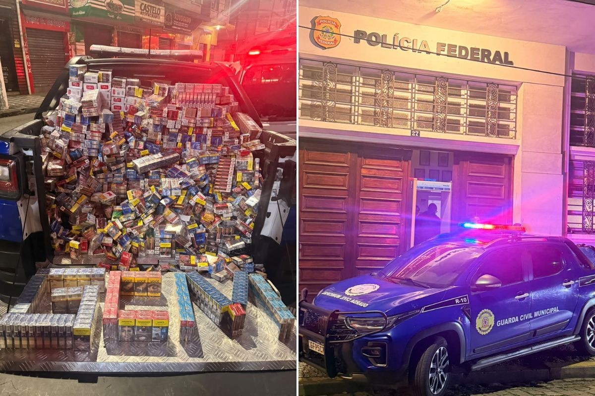 Mais de 6 mil cigarros estrangeiros são apreendidos em pastelaria no litoral de SP 