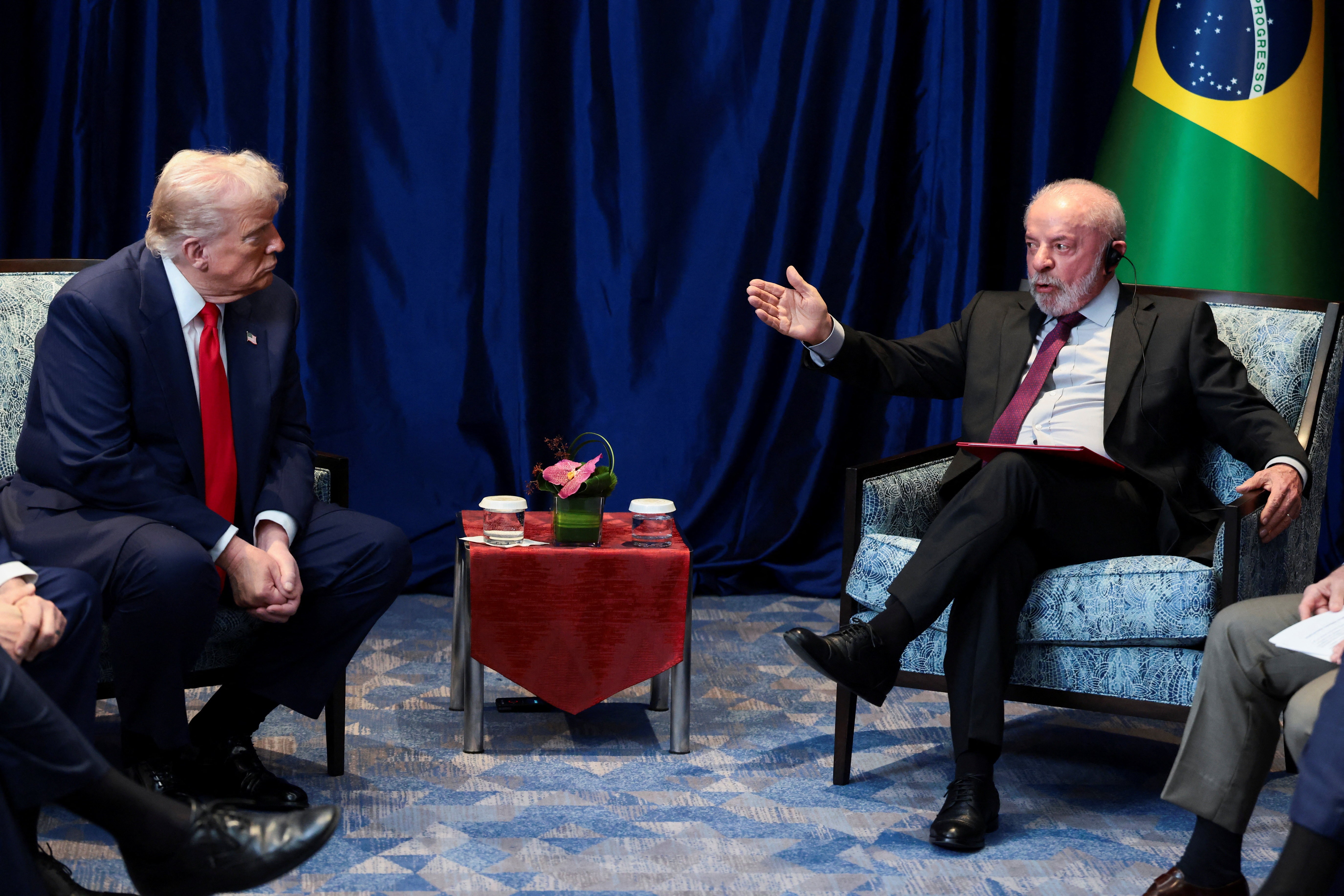 Encontro Lula-Trump: Não há motivo para desavença entre Brasil e EUA, diz presidente brasileiro