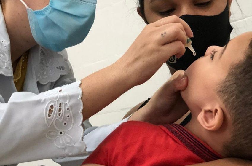 Natal inicia campanha de vacinação contra poliomielite para crianças de 1 até 5 anos nesta segunda (27)