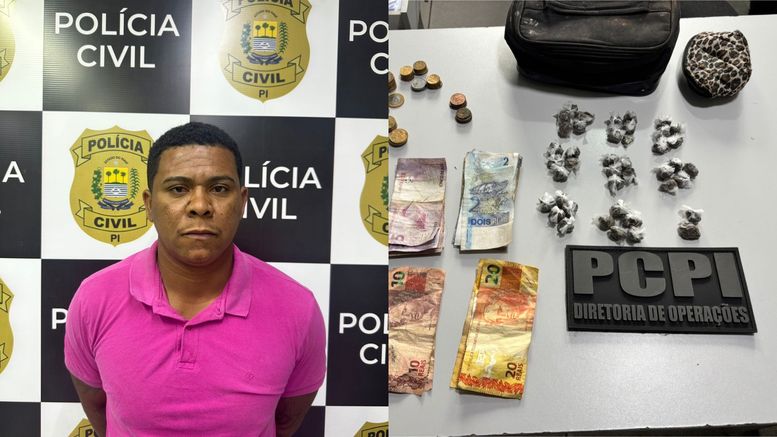 Foragido de Pedrinhas é preso ao vender drogas em Teresina; expulsava moradores de casas, diz policia 