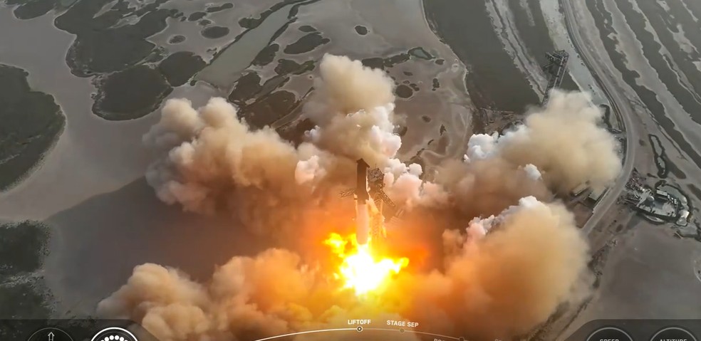 SpaceX lança 9ª missão da Starship, a maior nave do mundo — Foto: Divulgação/SpaceX