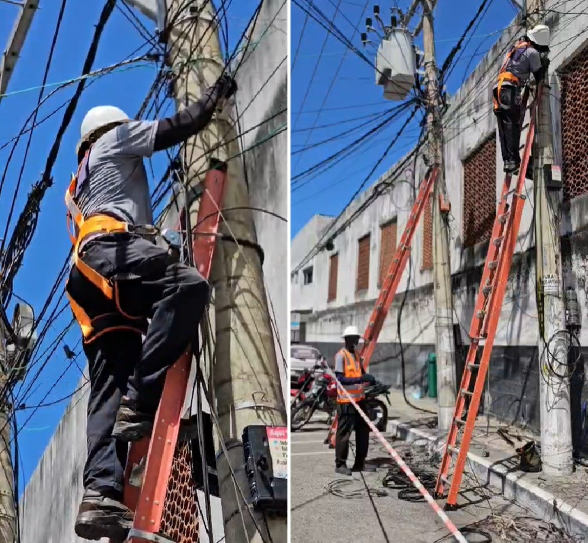 Programa Cidade Limpa remove 12 km de fiação abandona em Arraial do Cabo