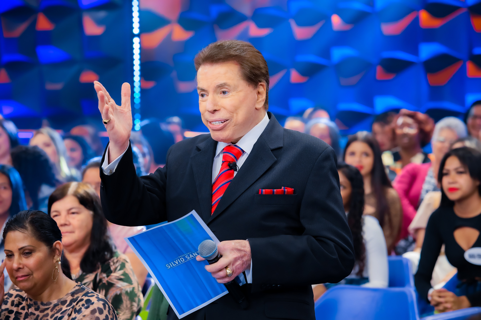 Silvio Santos estava internado desde o início de agosto, depois de um quadro de H1N1 — Foto: Lourival Ribeiro/SBT