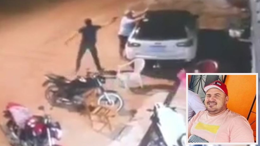 Gederson Rodrigues, estava em frente de casa, com a família, quando foi executado por três homens armados na cidade de Forquilha. — Foto: Arquivo pessoal