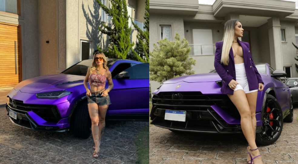 Carro modelo Lamborghini Urus S de 2023 foi comprado por Deolane no ano passado por R$ 3,8 milhões — Foto: Reprodução/Instagram