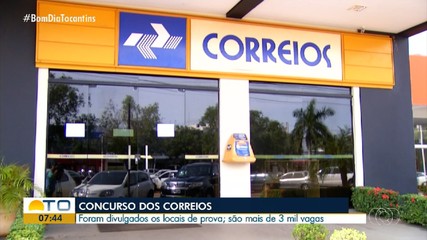 Concurso dos Correios divulga locais de provas