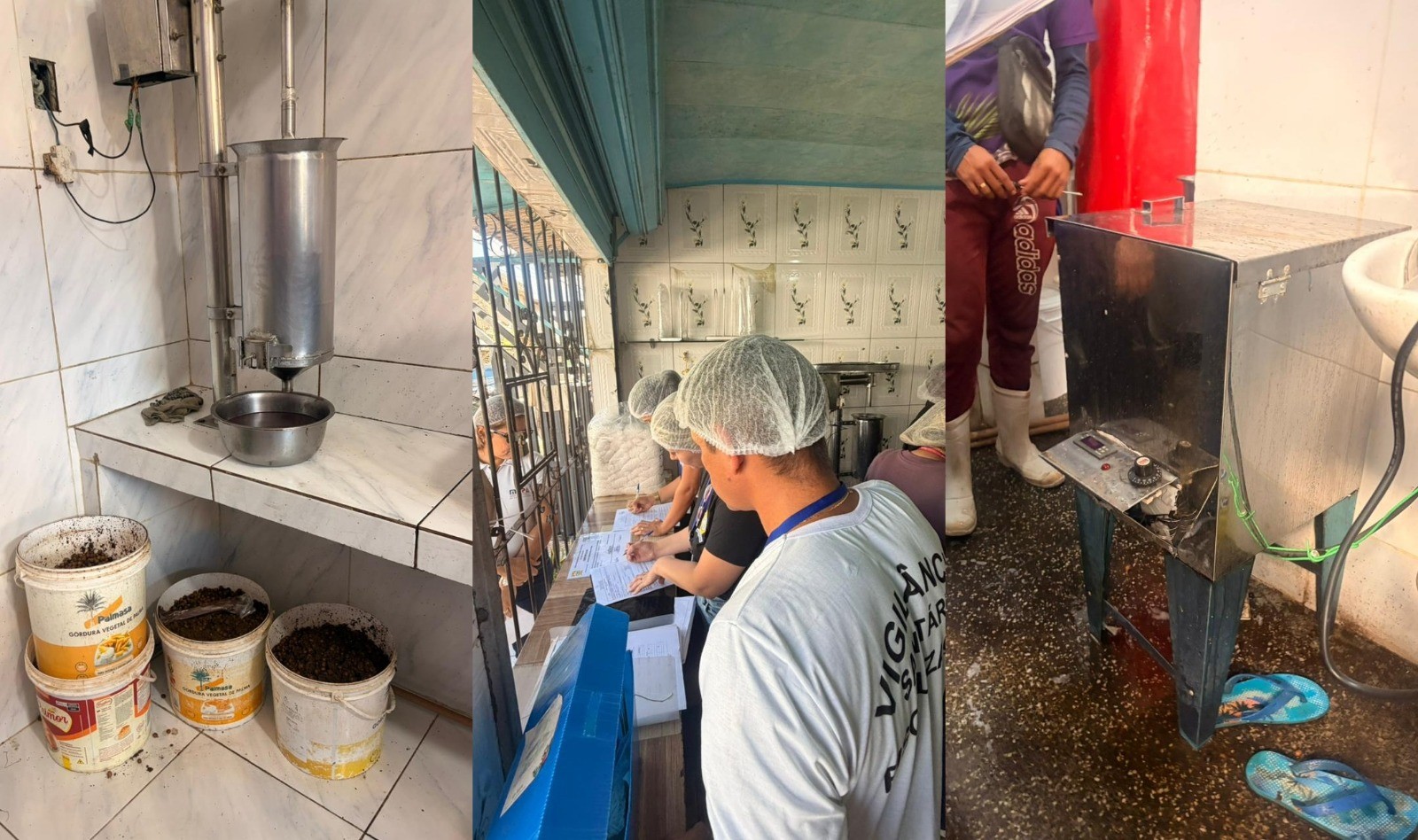 Fiscalização em Ananindeua interdita oito pontos de venda de açaí após surto​‌​