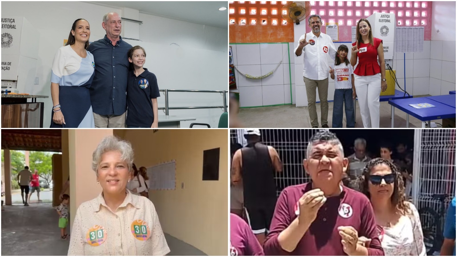 Candidatos ao governo do Ceará votam neste domingo; veja