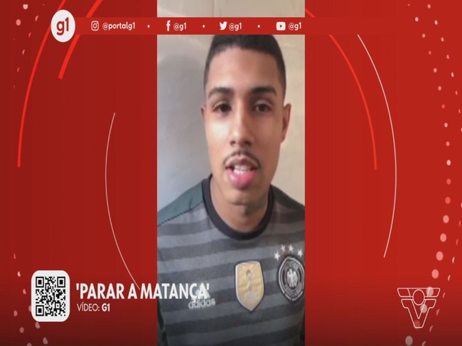 G1 em 1 minuto - Santos: Suspeito de matar policial da Rota fez vídeo antes de se entregar