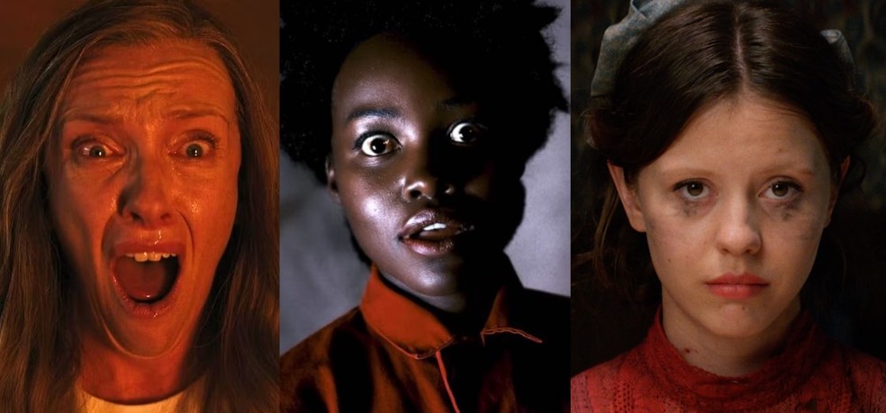 Toni Collette, Lupita Nyong'o e Mia Goth já foram 'esnobadas' pela Academia — Foto: Reprodução
