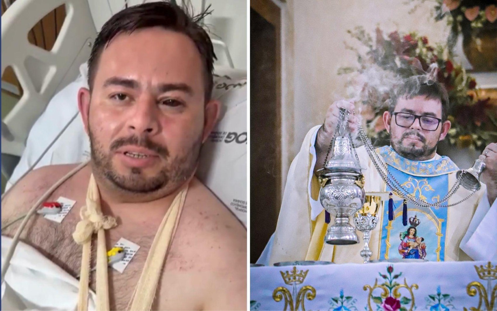 Padre sobrevive a capotamento em rodovia de Goiás e diz considerar um livramento: ‘Nossa Senhora me protegeu mais uma vez’ 