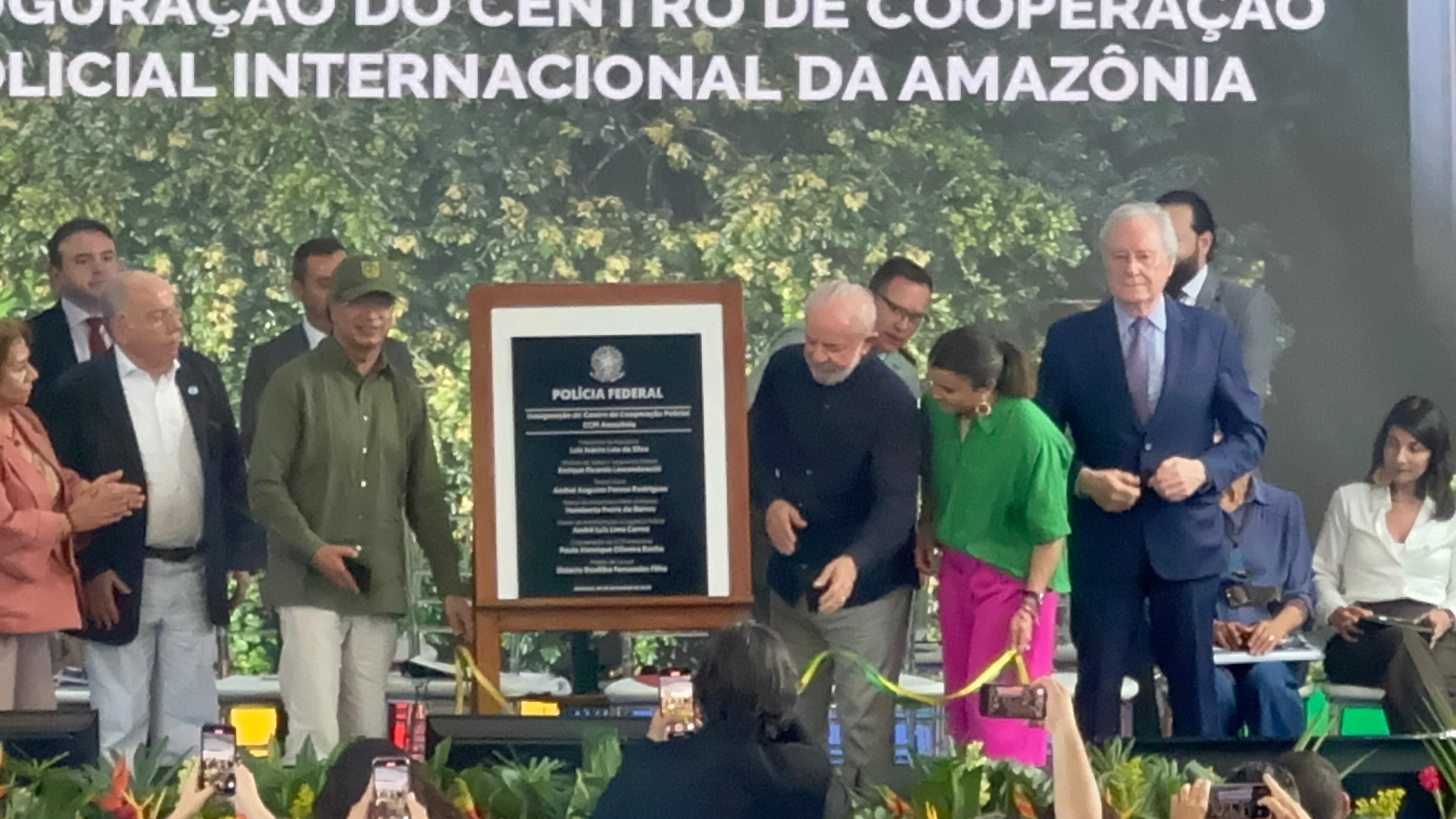 Lula inaugura Centro de Cooperação Policial Internacional da Amazônia em Manaus