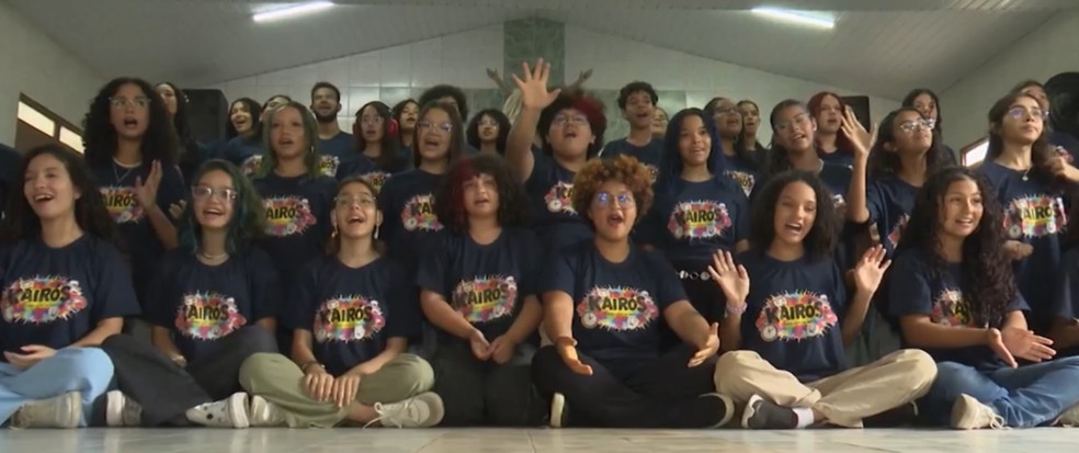 Grupo de teatro atua no bairro do Cristo, em João Pessoa — Foto: Reprodução/TV Cabo Branco