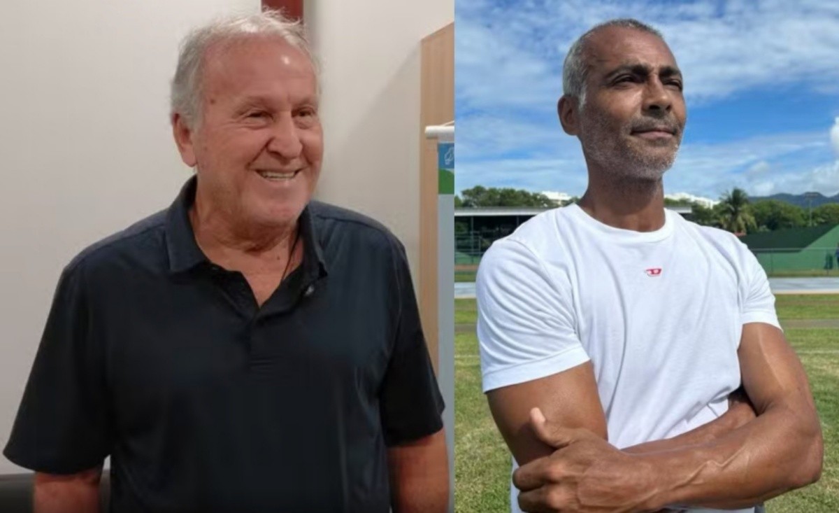 Zico e Romário participam de copa de futevôlei em Fernando de Noronha