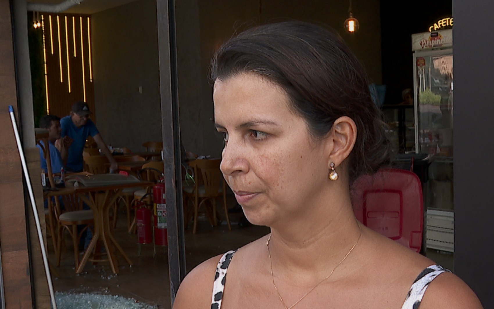 'Se eu corresse, pegava em mim', diz proprietária de padaria atingida por caminhão em Ribeirão Preto