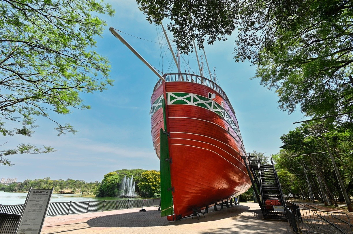Prefeitura de Campinas fecha caravela da Lagoa do Taquaral por 40 dias para manutenção