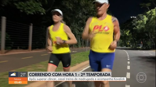 Correndo Com Hora 1: Casal se recupera de câncer correndo juntos em Campo Grande - Programa: Hora 1 