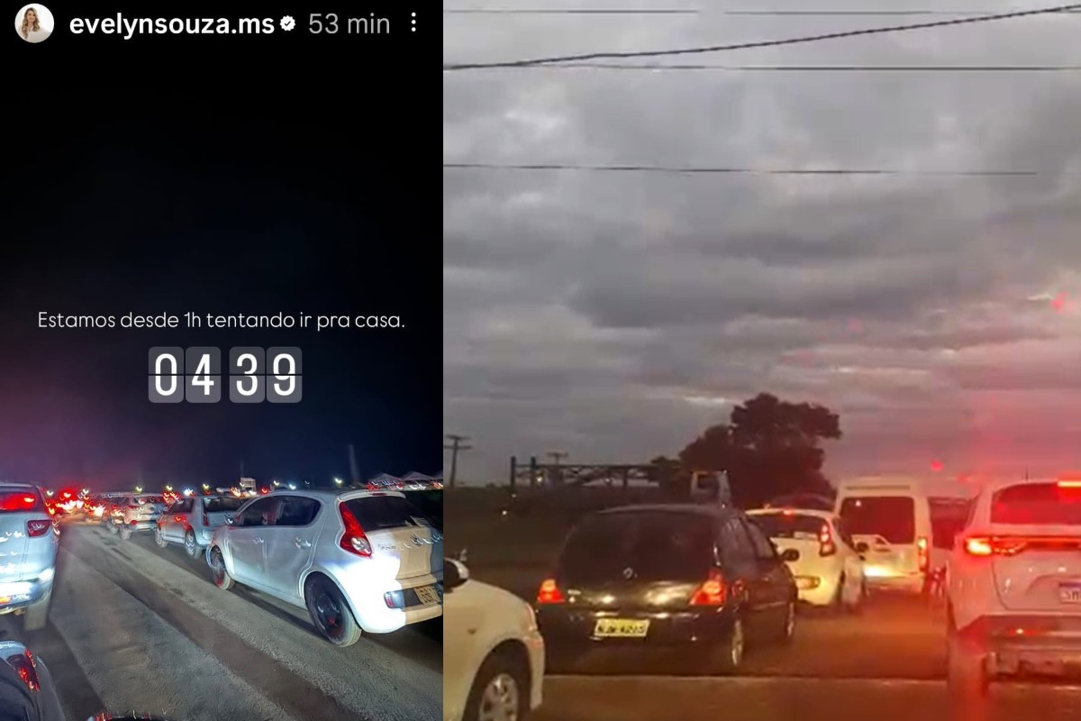 Guns N’ Roses em Campo Grande: saída de show faz público levar 5h em percurso de 12 minutos