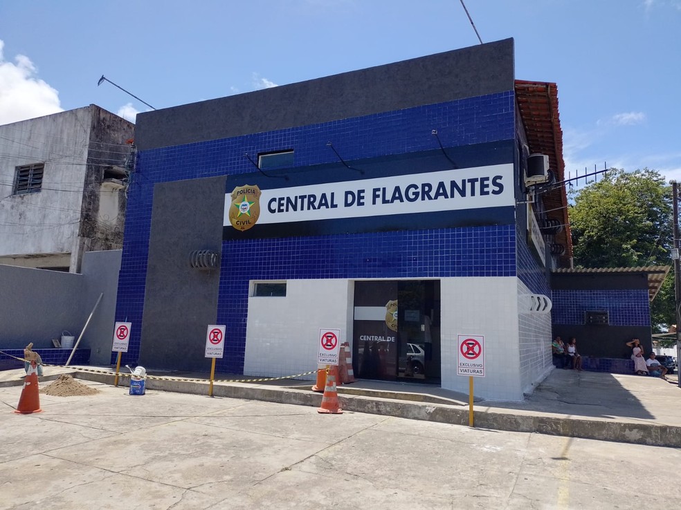 Central de Flagrantes I, Maceió, Alagoas — Foto: Leonardo Freire/ge