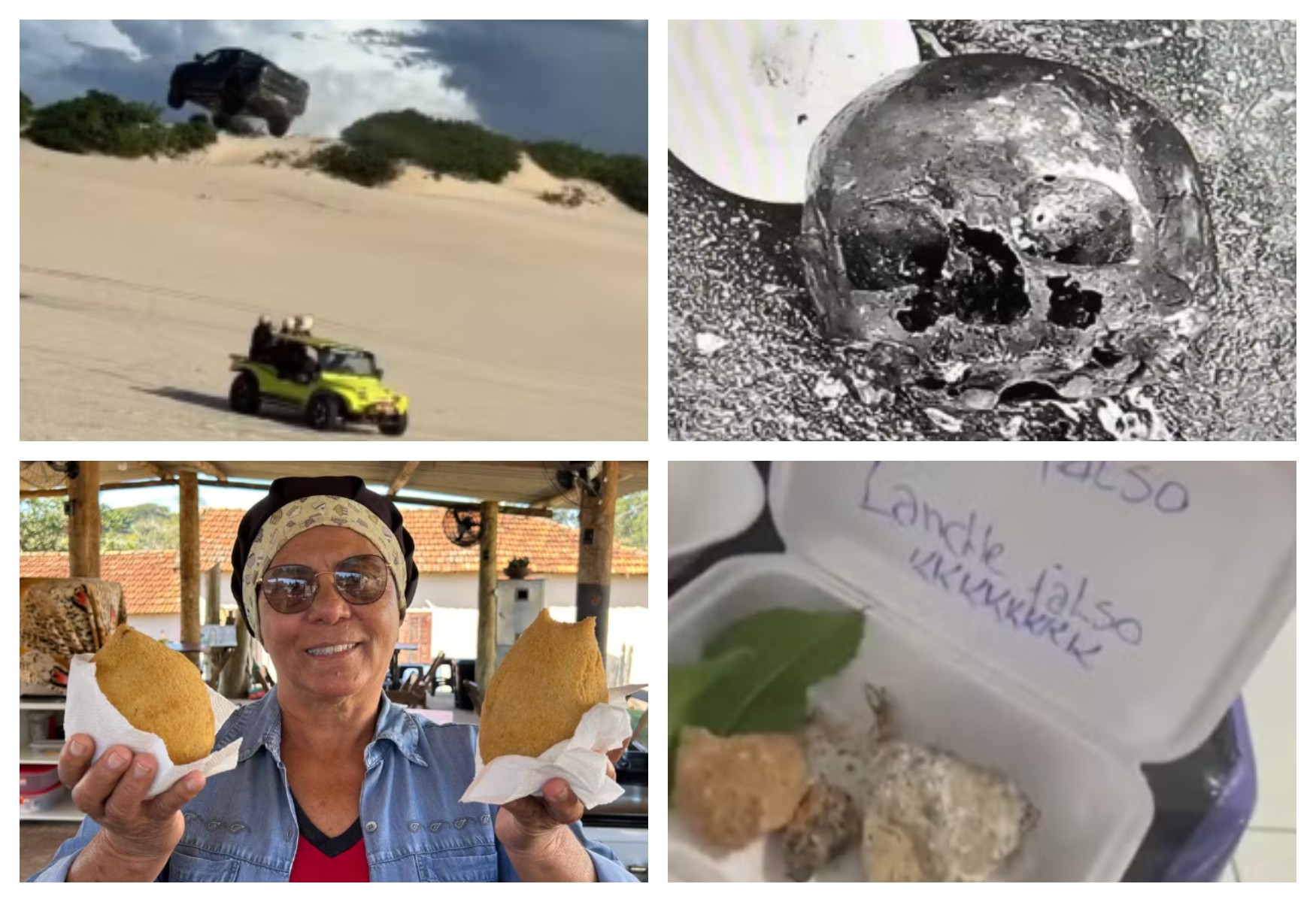 MAPA mostra histórias mais malucas (e reais) do Brasil em 2025, de lanche de pedra em GO a carro 'voador' no CE