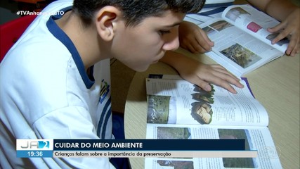 Crianças falam sobre importância da preservação do meio ambiente