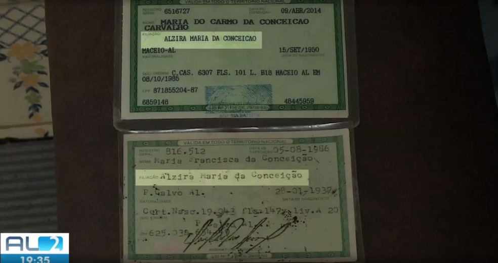 Depois de uma vida separadas, idosas descobrem em abrigo de Maceió que têm o mesmo nome da mãe e podem ser irmãs — Foto: Reprodução/TV Gazeta