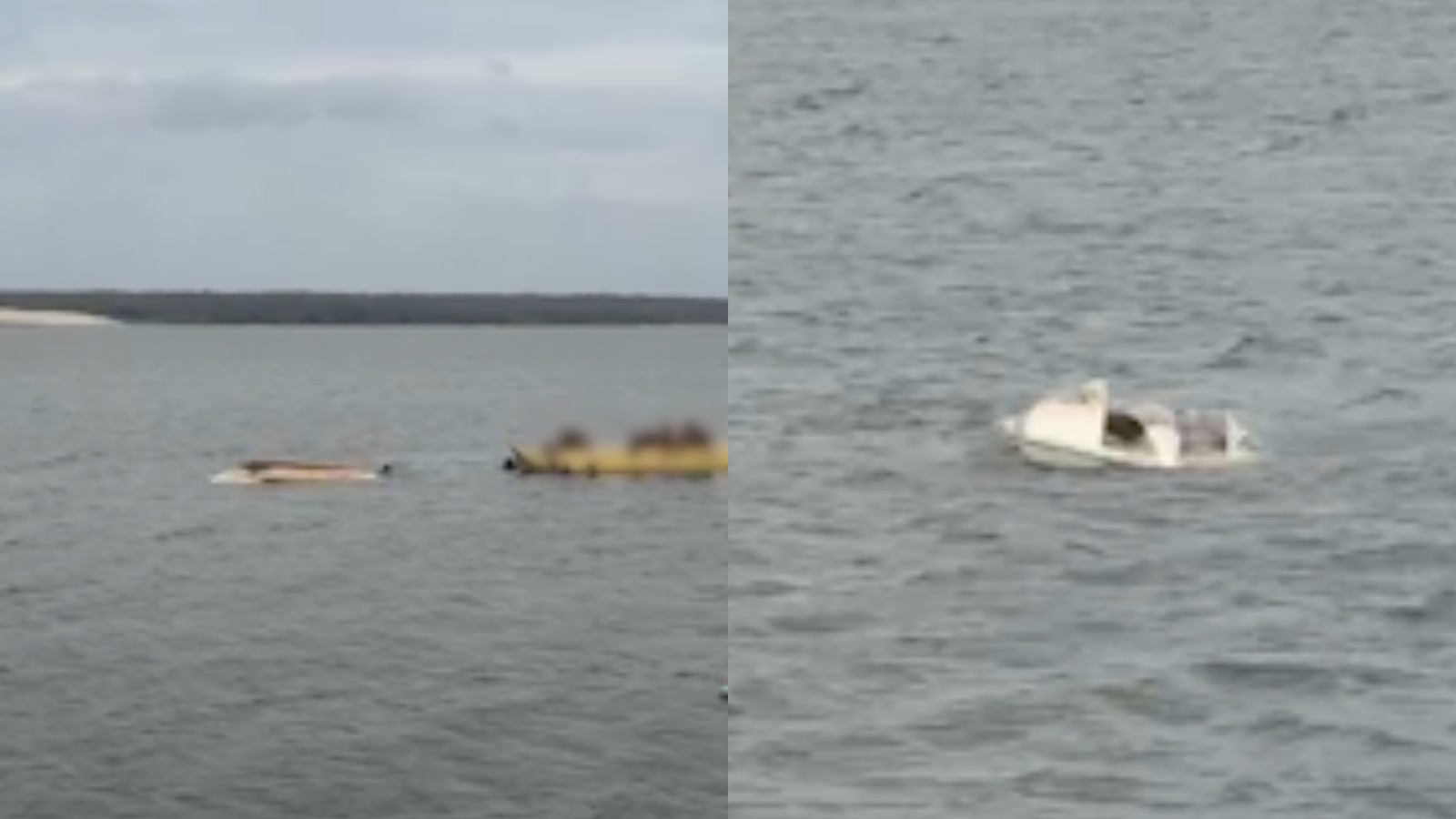 VÍDEO: embarcação que carregava 'banana boat' vira com passageiros no litoral do Piauí; bebê estava a bordo