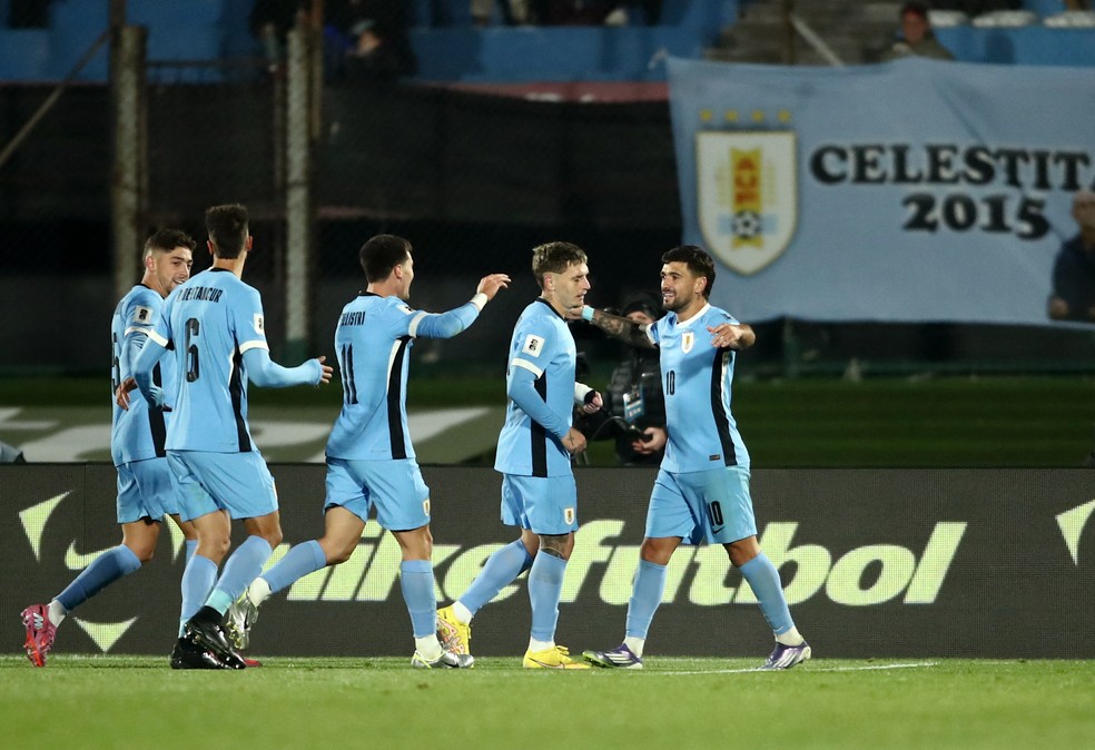 Uruguai x Peru gol Arrascaeta — Foto: REUTERS/Mariana Greif