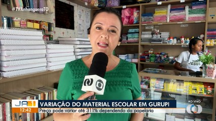 Variação do material escolar em Gurupi também pode variar até 311%