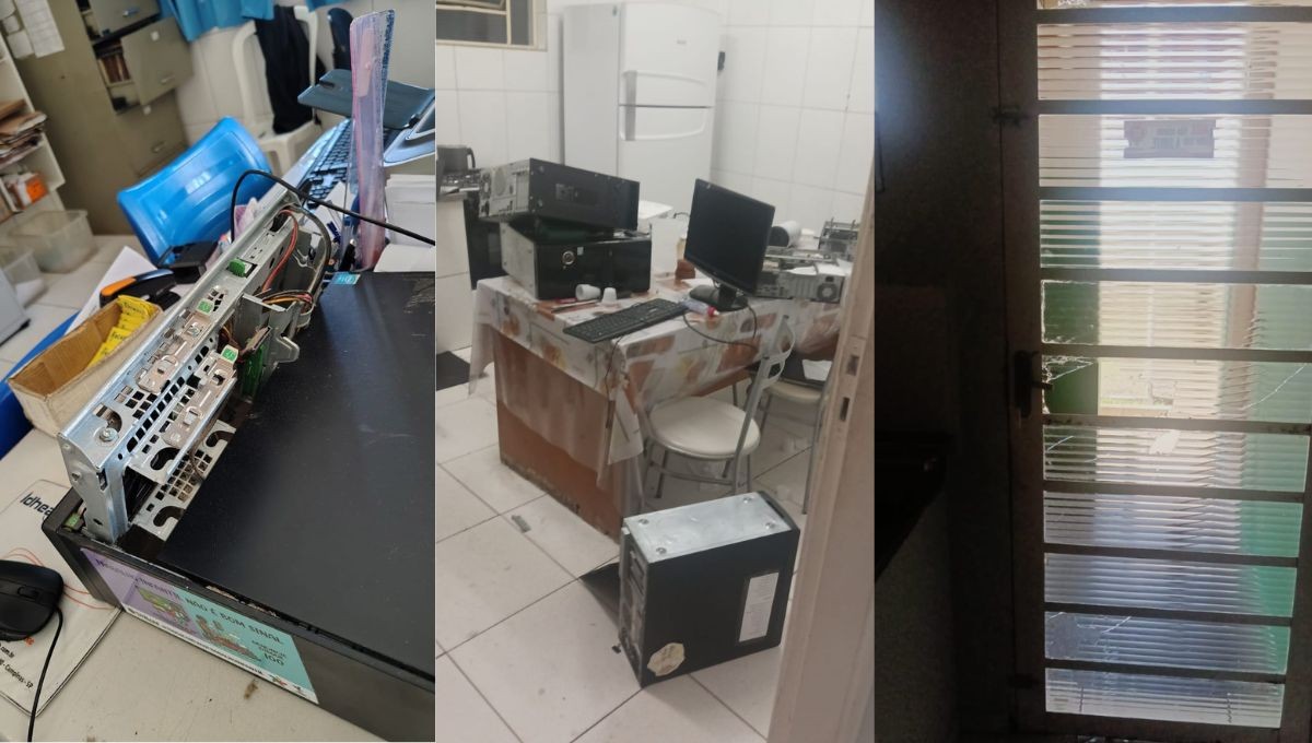 Posto de saúde registra vandalismo e furto de HDs, micro-ondas e televisão em Sumaré