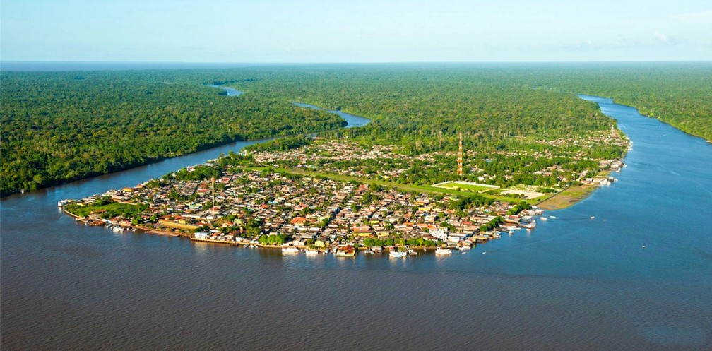 Afuá fica no Marajó, no Pará — Foto: Prefeitura de Afuá/Reprodução