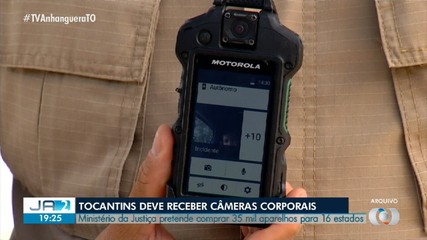 Tocantins está entre os estados que vai receber câmeras corporais para policiais; confira